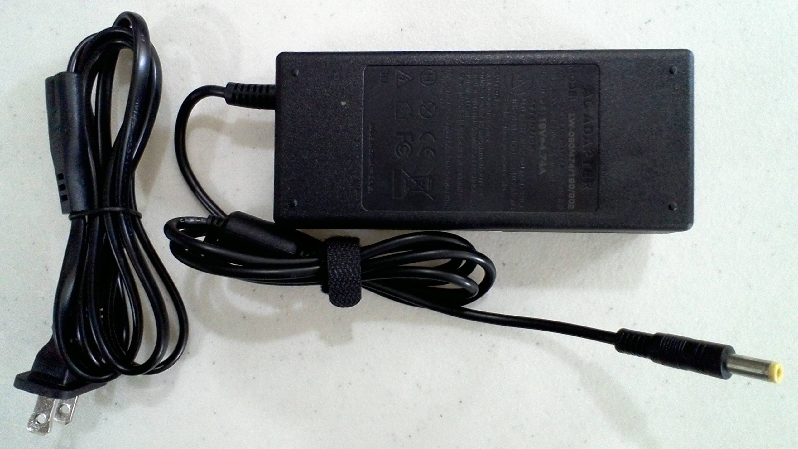 2m USB Cargador con Cable de alimentación de 5V Negro Adaptador para Toshiba Journe Aire Marco De Foto 